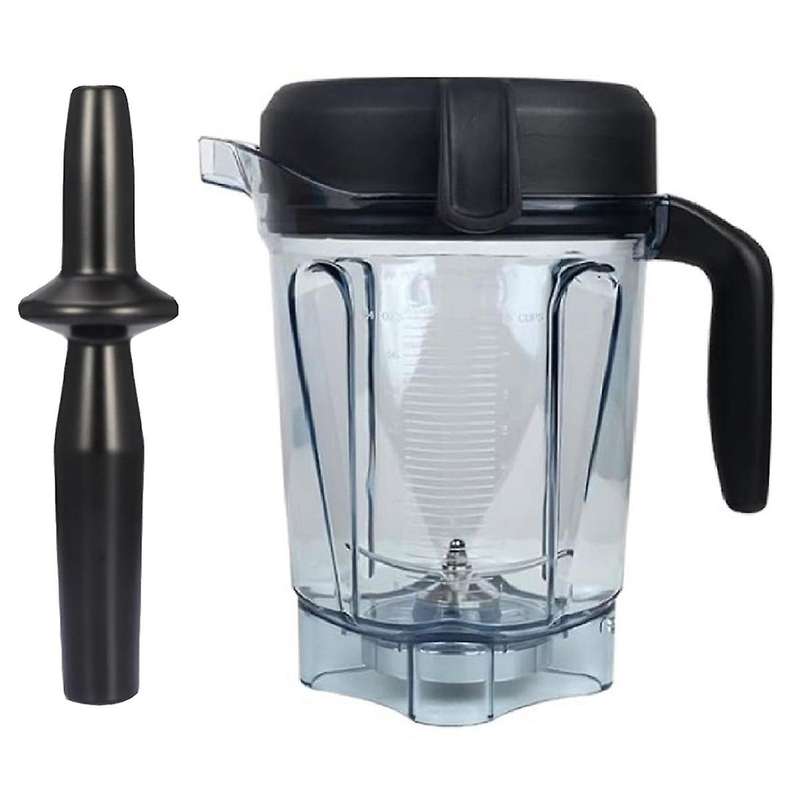 Blender Pitcher 64oz Low-Profile with Tamper,for 750 5200 5000 6300 7500 Vm0102 Vm0103 Classic/Comme
