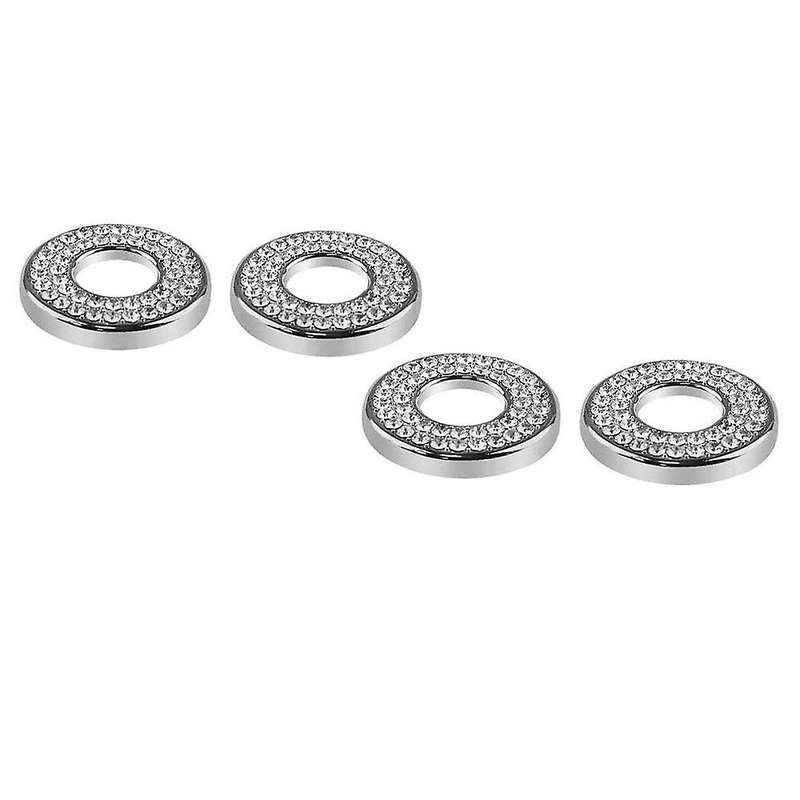 Bling Car Inner Door Lock Pull Cover for - C E Class GLC 2015-2019 Accessories Crystal Car Rod Bolt