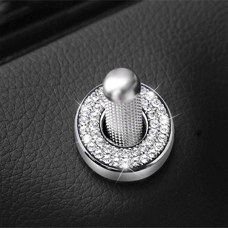 Bling Car Inner Door Lock Pull Cover for - C E Class GLC 2015-2019 Accessories Crystal Car Rod Bolt