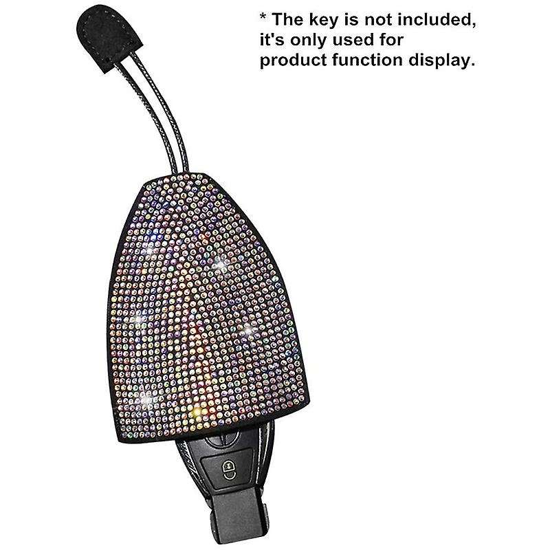 Bling Car Accessories for Women,Universal Crystal Rhinestones Steering Wheel Cover Set, Bling Car Pr