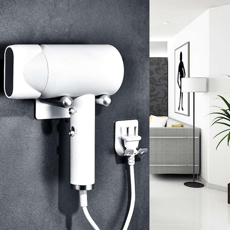 Blower Bracket without Punching Blower Rack Rack Wall Mounted Bathroom Air Duct Wall Mounted Storag