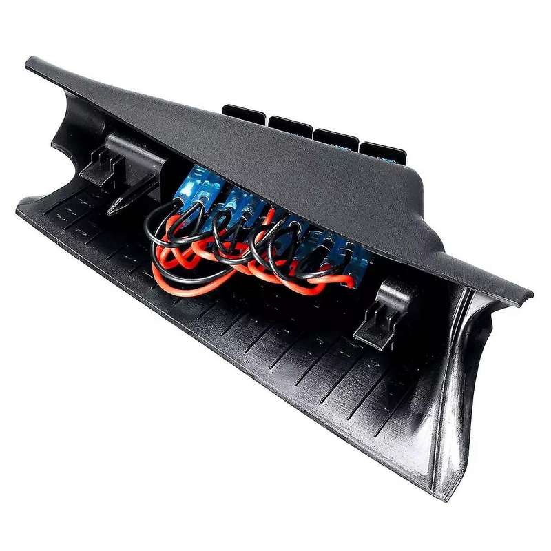Blue A Pillar Switch Panel Kit 4 Led Pod Left Hand for Jeep for Wrangler 11-18 Jk