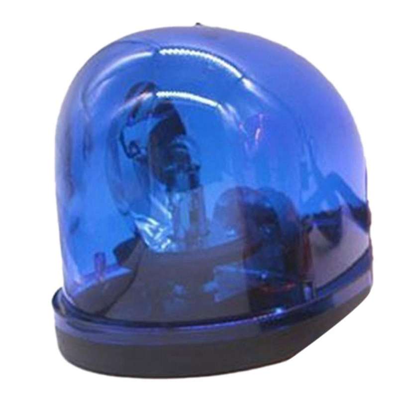Blue 12V Snail-Type Rotating Car Alarm Lights Warning Light Ceiling Light Strobe Light Universal for