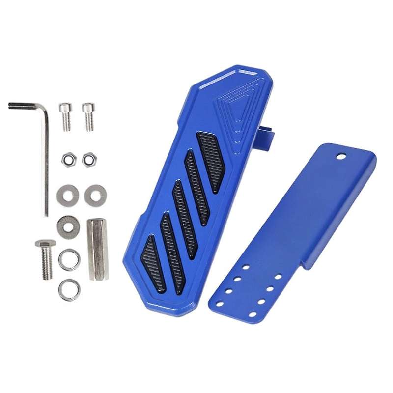 Blue Car Brake Pedal Left Side Footrest Kick Panel for JT Anti-Slip for JL JLU 4XE 2018-2022