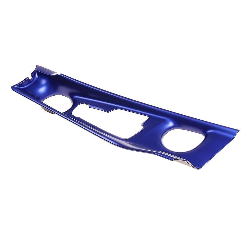 Blue Car Center Console Gear Shift Panel Frame Trim Cover for 2016-2019
