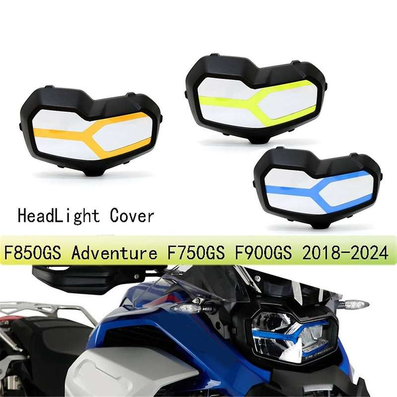 Blue Headlight Protector for F850GS Adventure F750GS F900GS 2018-2024 Light Transparent Protection C