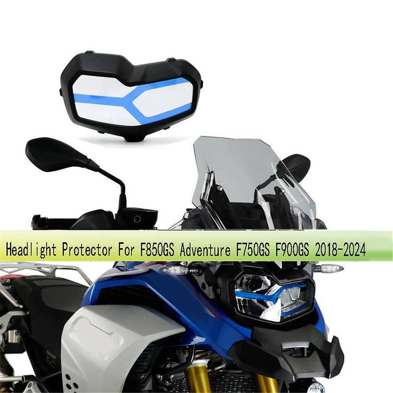 Blue Headlight Protector for F850GS Adventure F750GS F900GS 2018-2024 Light Transparent Protection C