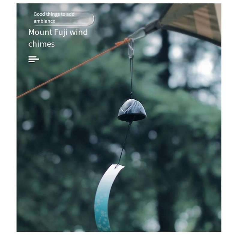 Blue Japanese Wind Chime Southern Cast Iron Rock Wind Chime Beautiful Home Charm Chime
