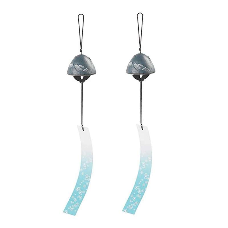 Blue Japanese Wind Chime Southern Cast Iron Rock Wind Chime Beautiful Home Charm Chime