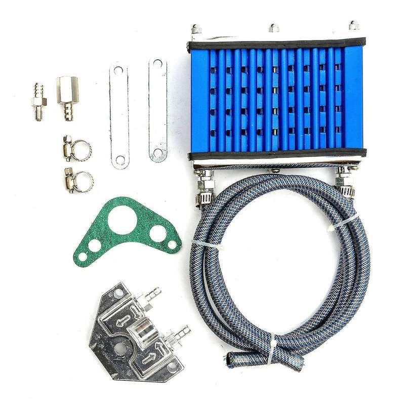 Blue Pit Dirt Bike / Motorcycle Oil Radiator DIY Kit Change for 110Cc 125Cc 140Cc 150Cc ATV Oil Cool