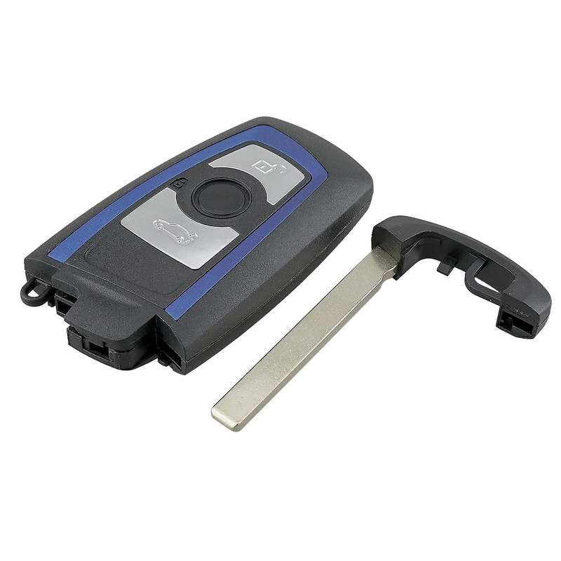 Blue Remote Key Fob 3 Buttons for 5 7 F Series FEM / BDC CAS4 CAS4+ 2009-2016 (315MHz)
