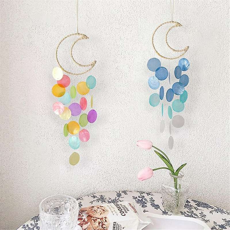 Blue Wind Chime Outdoor Beach Gift Indoor Outdoor Home Moving Garden Decoration