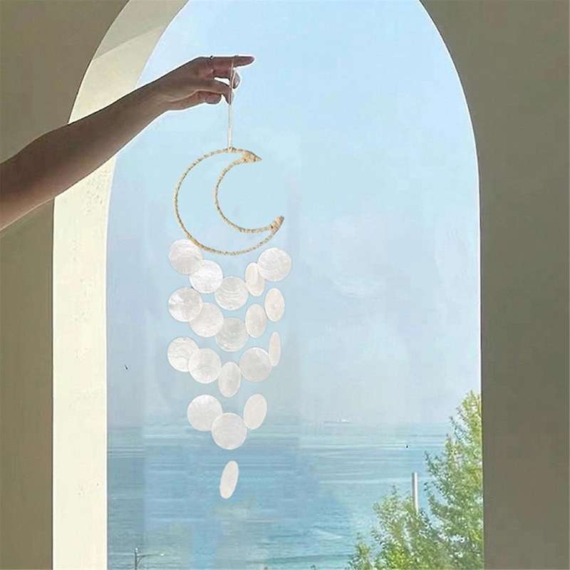 Blue Wind Chime Outdoor Beach Gift Indoor Outdoor Home Moving Garden Decoration