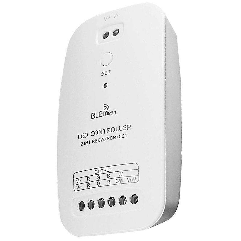 Bluetooth Mesh RGBW/RGB+CCT 2 in 1 LED Strip Controller for 5PIN RGBW 5050 6PIN Controller IOS/Andri