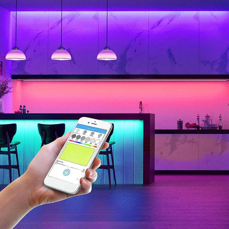 Bluetooth Mesh RGBW/RGB+CCT 2 in 1 LED Strip Controller for 5PIN RGBW 5050 6PIN Controller IOS/Andri