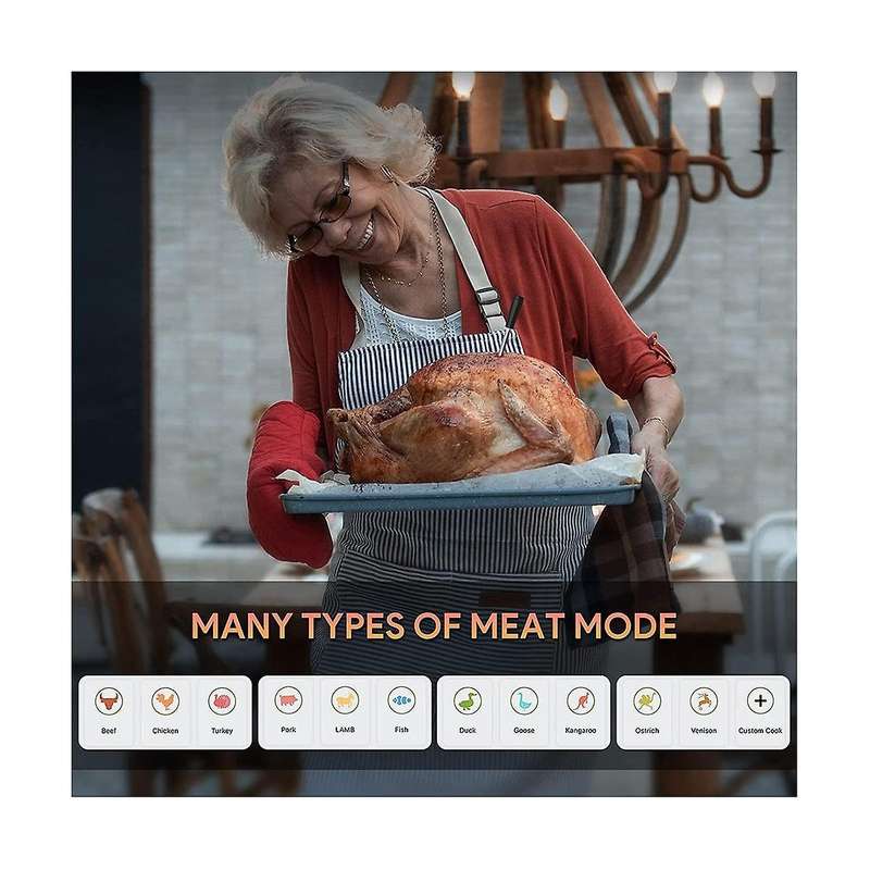 Bluetooth Oven Bbq Grill Meat Thermometer Wireless Digital Probe Kitchen Tool Barbecue Accessories w
