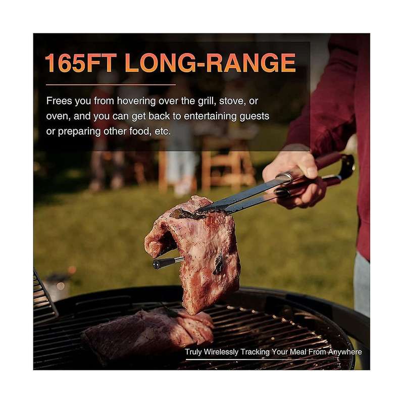 Bluetooth Oven Bbq Grill Meat Thermometer Wireless Digital Probe Kitchen Tool Barbecue Accessories w