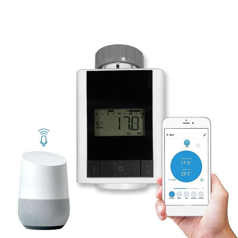 Bluetooth Temperature Controller Radiator Thermostat TRV for Tuya Smart Control Smart Home Voice Con
