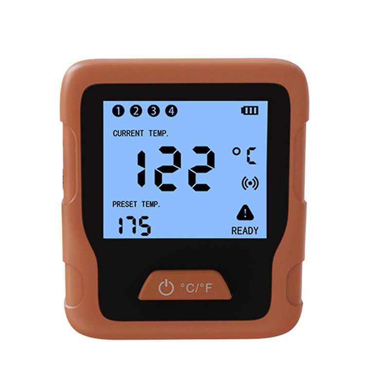 Bluetooth Wireless Dual Probes Backlight Digital Cooking Kitchen Outdoor Bbq Oven Meat Thermometer