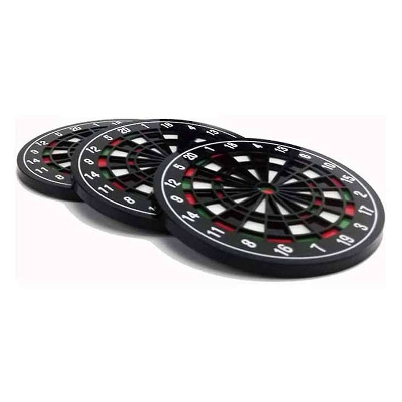 -board Drink Coasters Unique 4 Set for Home Kitchen Office Wedding Party, Funny Cool Non- Beer Mat