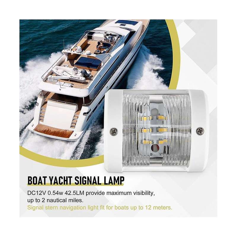 Boat 12V Light Navigation Lights LED Boat Light Sailing Lamp Waterproof Navigation Light Yacht Boat