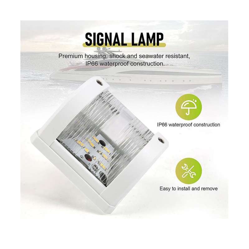 Boat 12V Light Navigation Lights LED Boat Light Sailing Lamp Waterproof Navigation Light Yacht Boat
