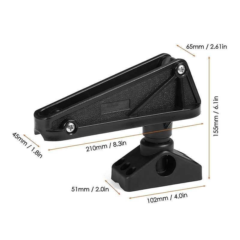 Boat Anchor Reel Lock Control System with Removable Mount 1/2Inch Rope Kayak Pulley Roller Anchor Br