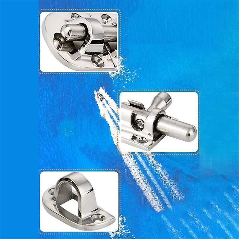 Boat Barrel Bolt Cabinet Door Latch Lock Marine Stainless Steel Latch for Boat Yacht Door Window