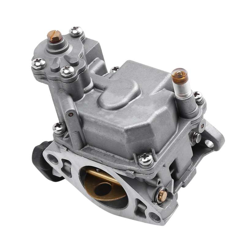 Boat Engine 66M-14301-12 Carburetor Assy and Gaskets (2 Pcs) for 4-Stroke 15Hp F15 Electric Start Ou