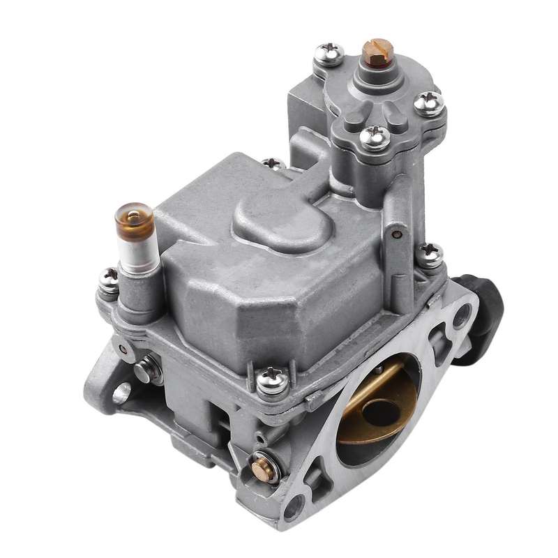 Boat Engine 66M-14301-12 Carburetor Assy and Gaskets (2 Pcs) for 4-Stroke 15Hp F15 Electric Start Ou