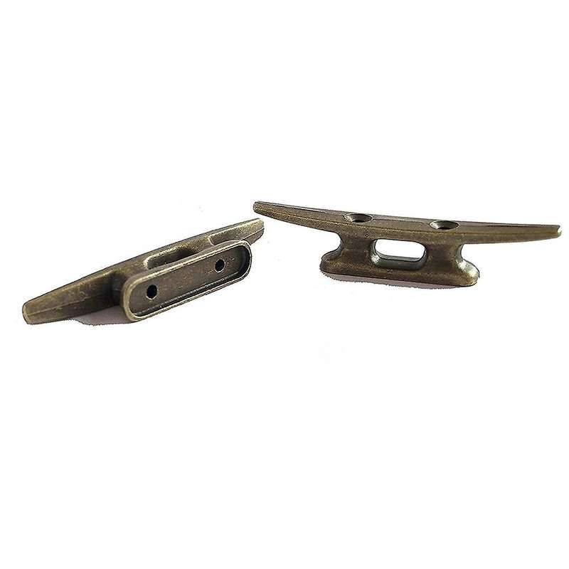 Boat Dock Cleat 4 Inch for Mooring Boat Cast Iron Suitable for Nautical Beach Decor,4Pcs
