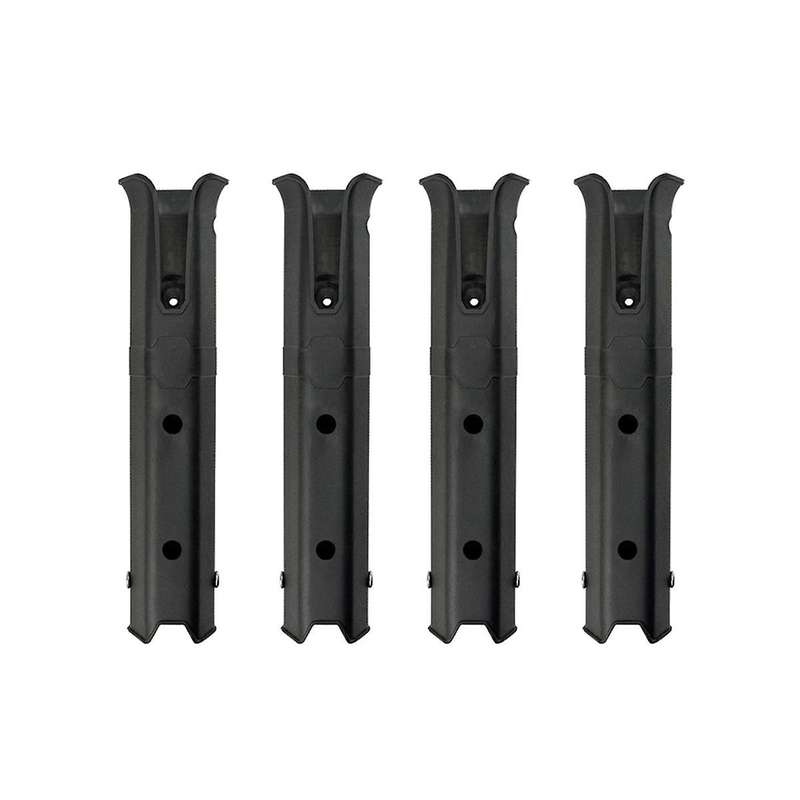 Boat Fishing Rod Rack Holder Portable Pole Tube Mount Bracket Socket Rack Accessories Black