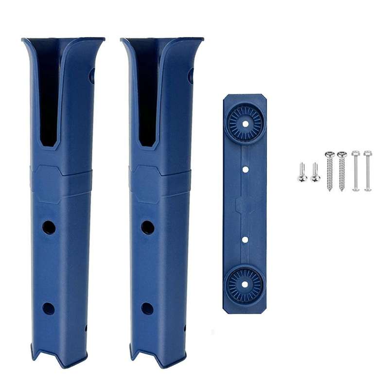 Boat Fishing Rod Rack Holder Portable Spinning Pole Tube Mount Bracket Socket Rack Accessories Blue
