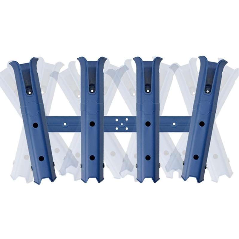 Boat Fishing Rod Rack Holder Portable Spinning Pole Tube Mount Bracket Socket Rack Accessories Blue