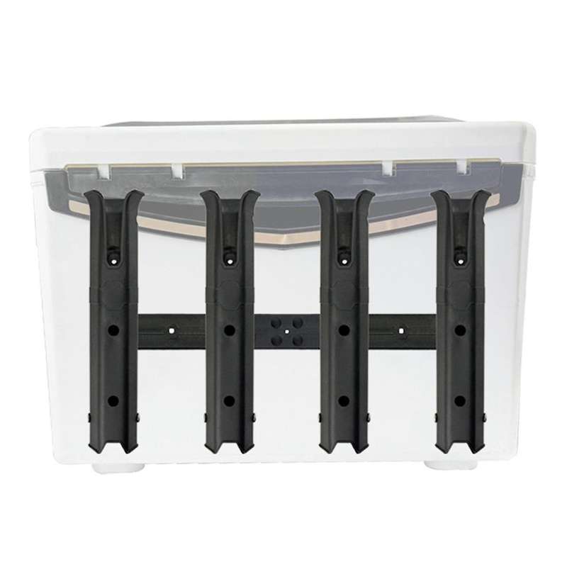 Boat Fishing Rod Rack Holder Portable Spinning Pole Tube Mount Bracket Socket Rack Accessories Black