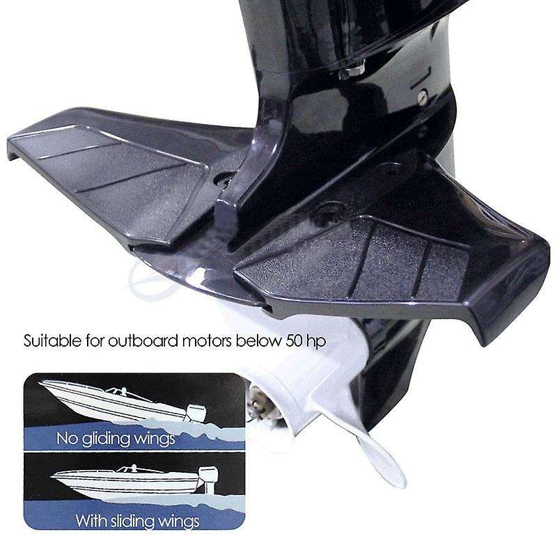 Boat Hydrofoil Stabilizer Marine Stabilizer Fins for Outboards & Sterndrive Lower Unit 0 to 50