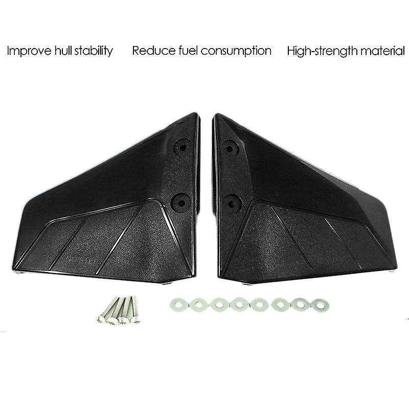 Boat Hydrofoil Stabilizer Marine Stabilizer Fins for Outboards & Sterndrive Lower Unit 0 to 50