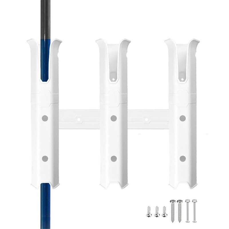 Boat Fishing Rod Rack Holder Portable Spinning Pole Tube Mount Bracket Socket Rack Accessories White