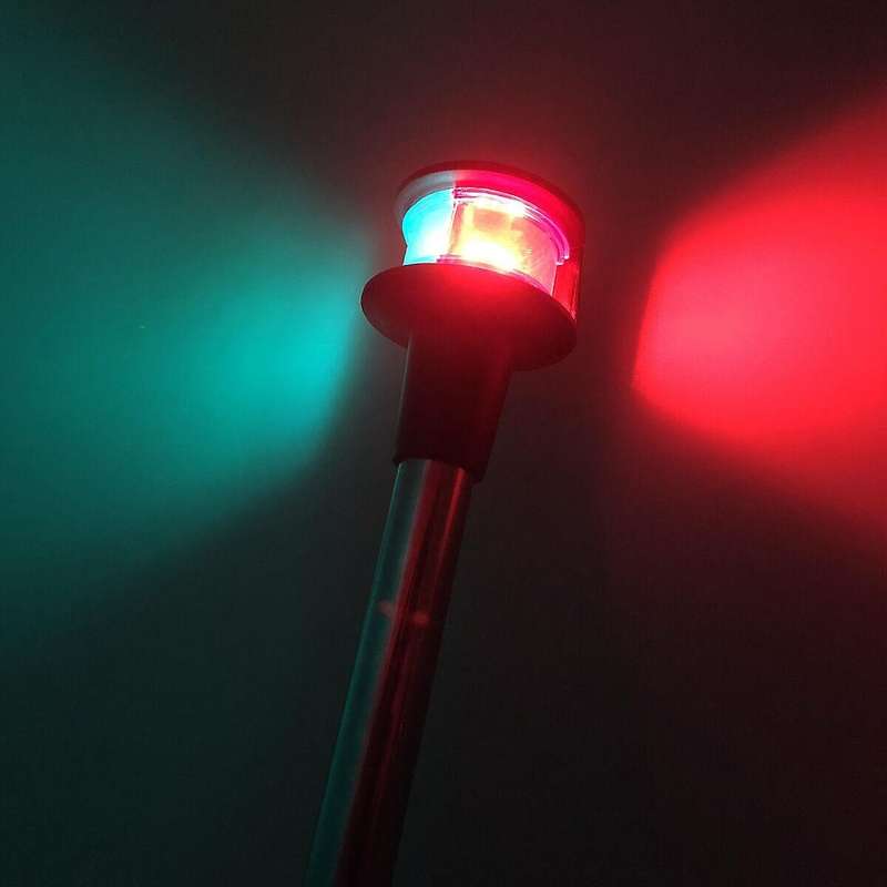 Boat Light Led Navigation Light Signal Light Plug-in Dual Color Marine