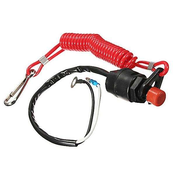 Boat Motor Emergency Kill Stop Switch for Yamaha /tohatsu Outboard Stop Kill Switch Cut Off Switche