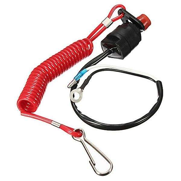 Boat Motor Emergency Kill Stop Switch for Yamaha /tohatsu Outboard Stop Kill Switch Cut Off Switche