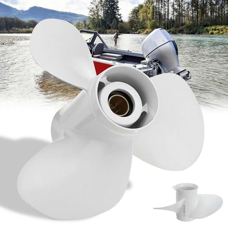 Boat Outboard Propeller for 25-60hp 11 1/4 X 14 Marine Propeller 13 Spline Tooth 663-45958-01-el