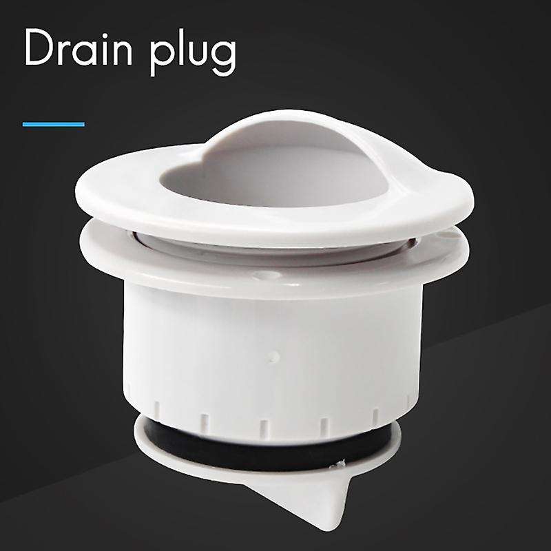 Boat Scupper Valve Outlet Plastic Marine Water Drain Plug & Seal Ring for Yacht Speedboat Etc Boat A