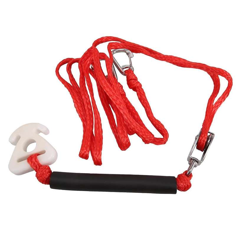 Boat Tow Harness Tubing Rope- Heavy Duty Watersports Quick Connector,with Stainless Steel Pulley,for