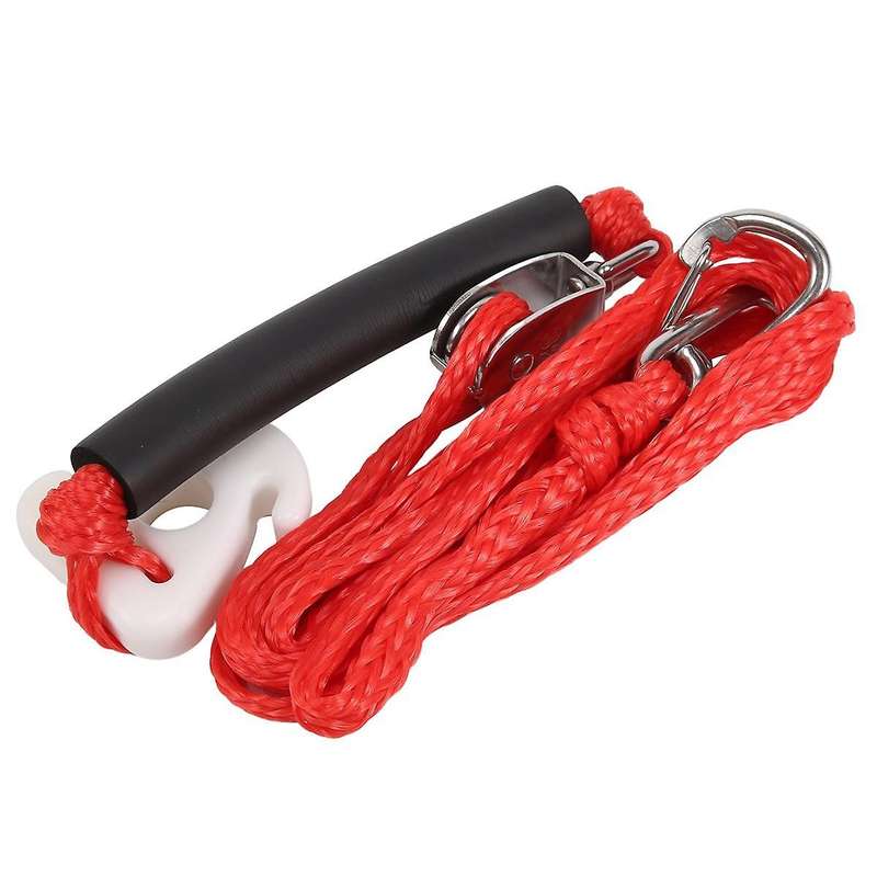 Boat Tow Harness Tubing Rope- Heavy Duty Watersports Quick Connector,with Stainless Steel Pulley,for