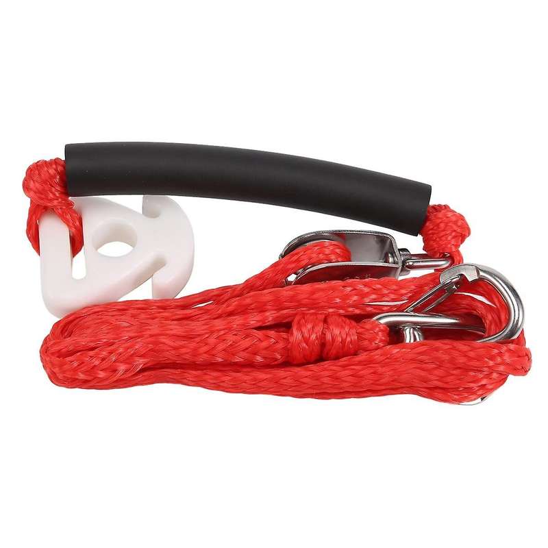 Boat Tow Harness Tubing Rope- Heavy Duty Watersports Quick Connector,with Stainless Steel Pulley,for