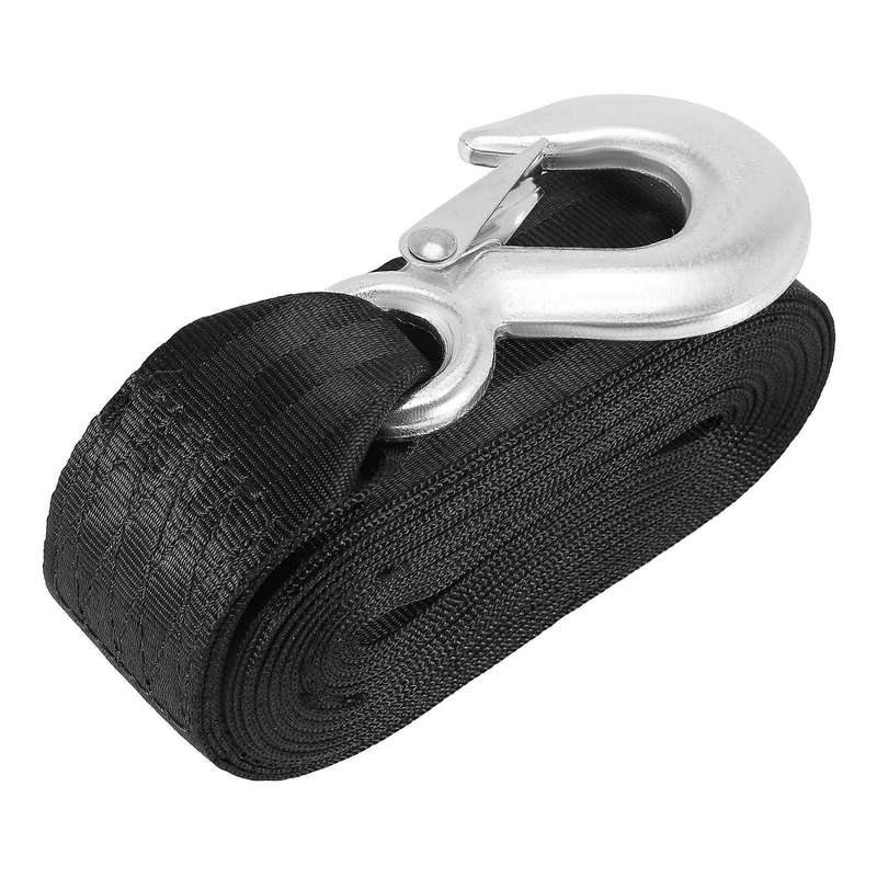 Boat Trailer Strap Replacement with Hook for Boat, Fishing Jet ,Towing Replacement Securing Tie Dow