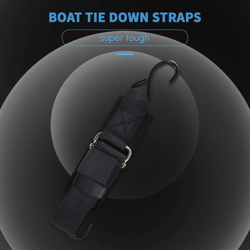 Boat Transom Tie Down Straps to Trailer Buckle Strap for Marine Jet Pwc Trailers 2inch X 4feet,1200