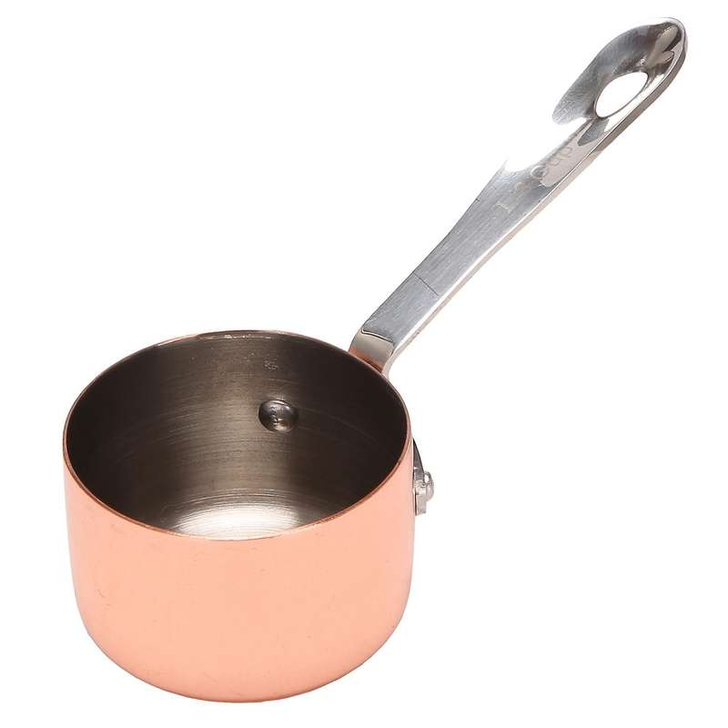 Boats Copper Plated Sauce Cup Milk Cup French Fries Sauce Cup Western Restaurant Copper Pot 3.8cm