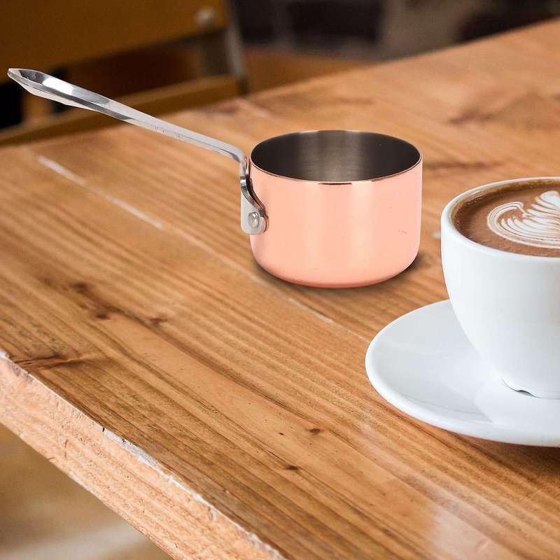 Boats Copper Plated Sauce Cup Milk Cup French Fries Sauce Cup Western Restaurant Copper Pot 3.8cm